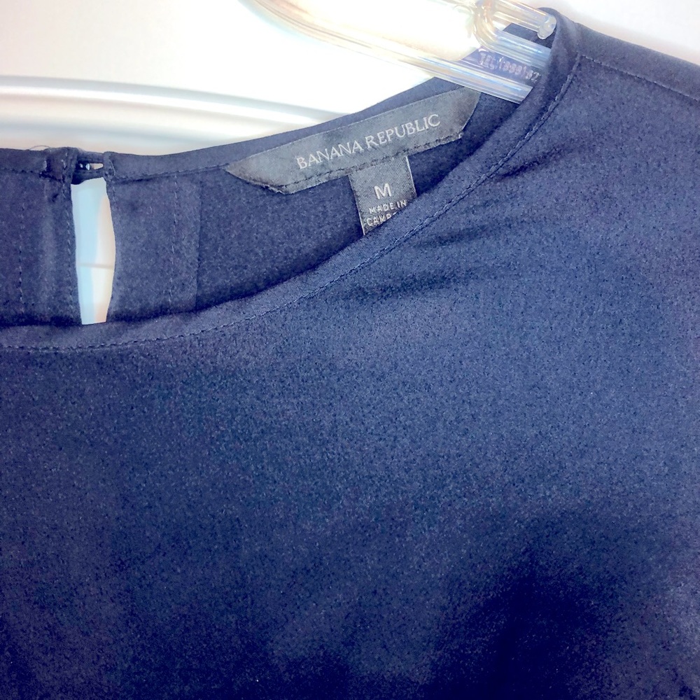 Banana republic navy blue blouse